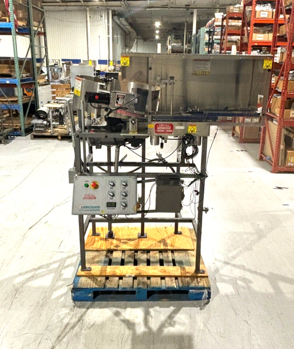 Kaps-All AU-3 Bottle Orientainer, Automatic Vial Unscrambler Feeder - Maverick Industrial Sales