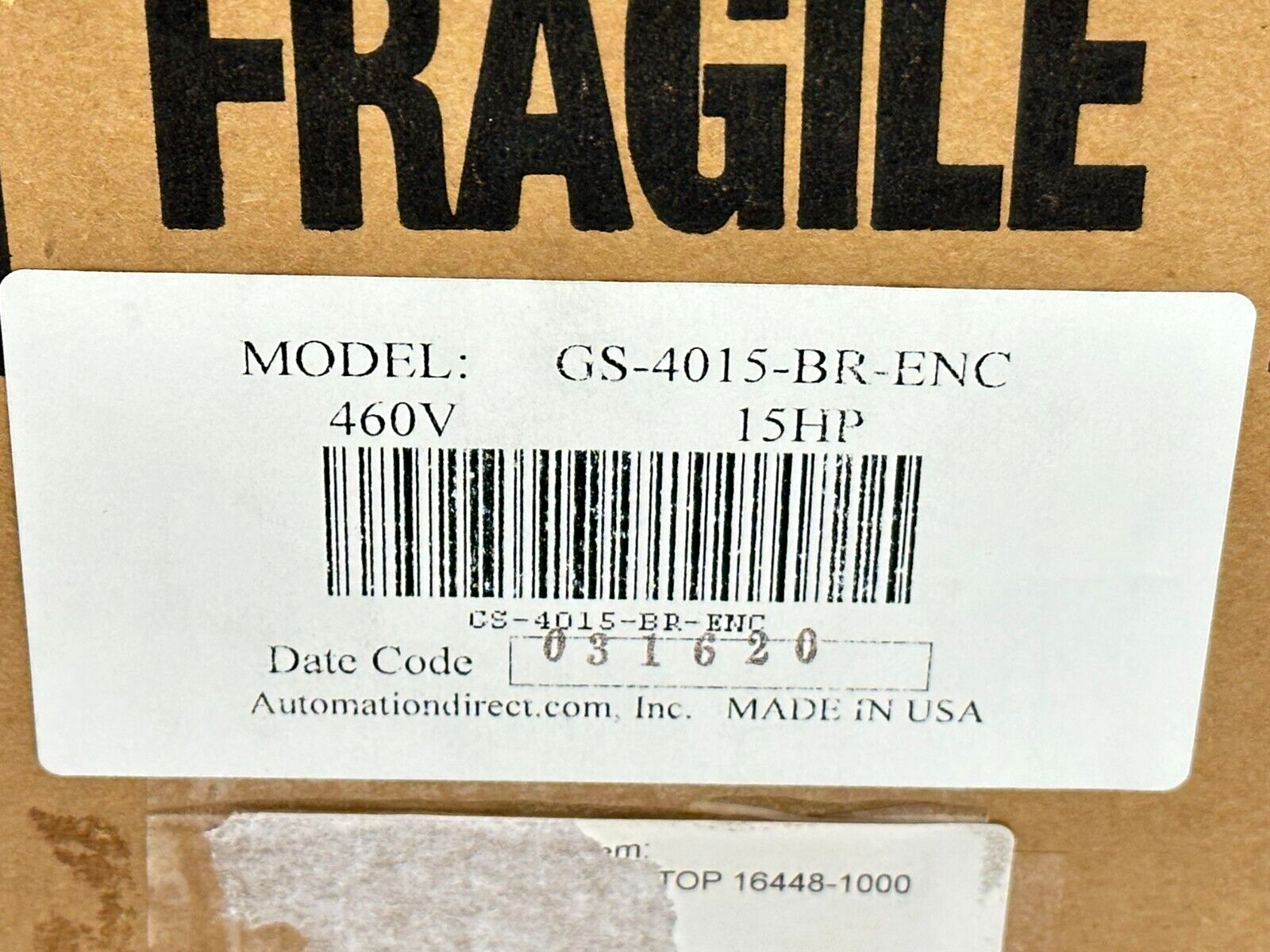 Automation Direct GS-4015-BR-ENC Braking Resistor 50 Ohm 1000W - Maverick Industrial Sales
