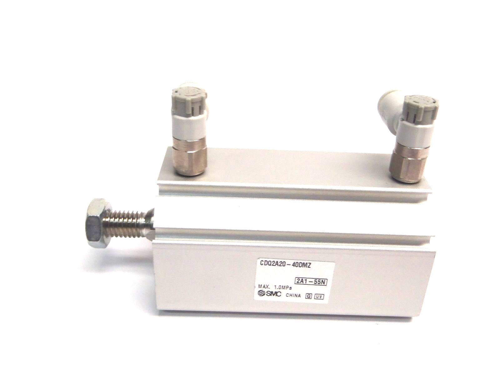 SMC CDQ2A20-40DMZ 2A1-55N Compact Cylinder Max 1.0MPa G UV - Maverick Industrial Sales