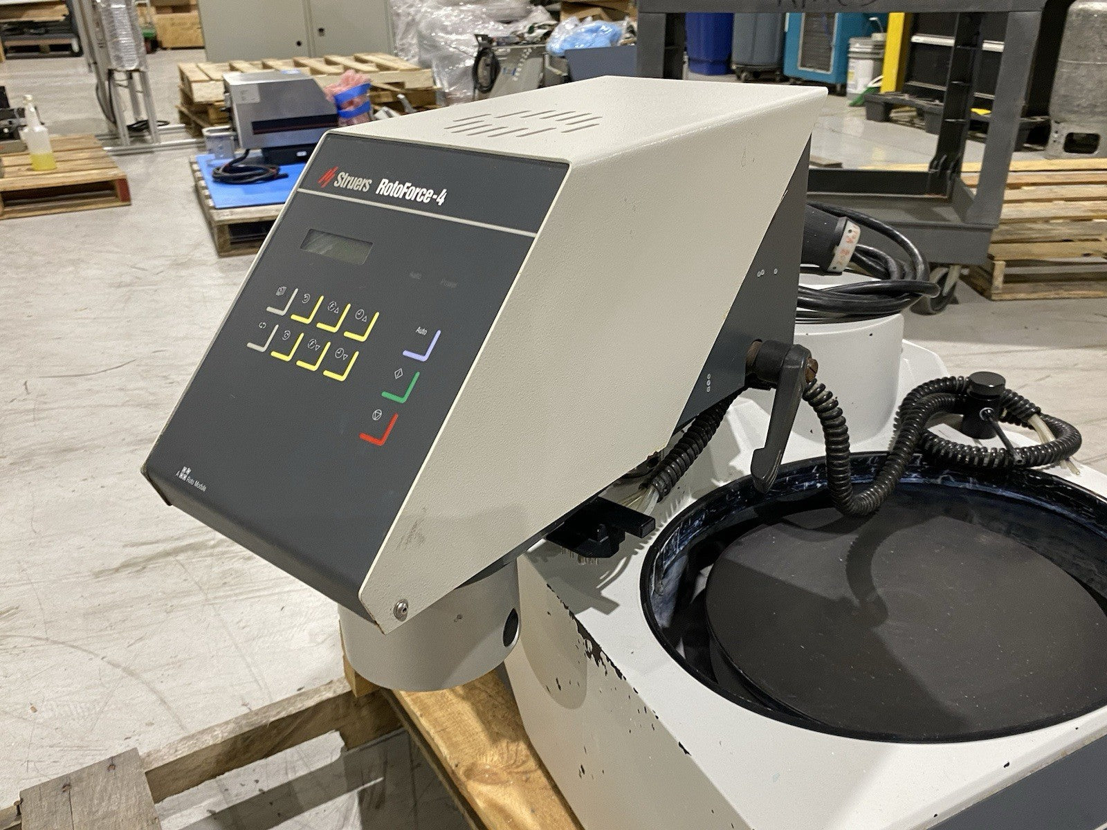 Struers 05286136 RotoPol-35 Lab Polishing/Grinder w/ 05256136 RotoForce-4 Head - Maverick Industrial Sales