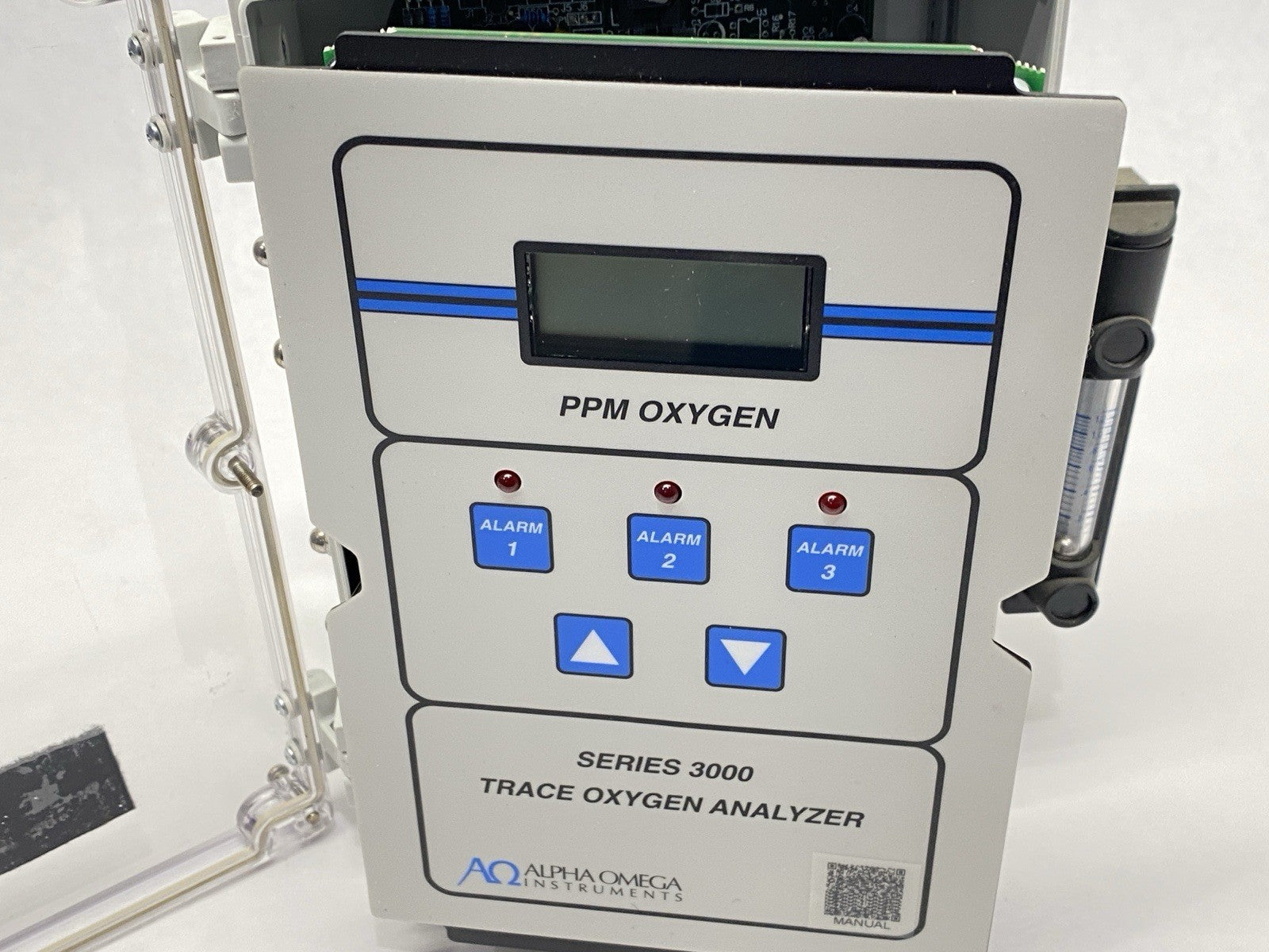 3000-G115BTP | Alpha Omega Instruments Series 3000 Trace Oxygen Analyzer 100-240V - For parts or not working - Maverick Industrial Sales