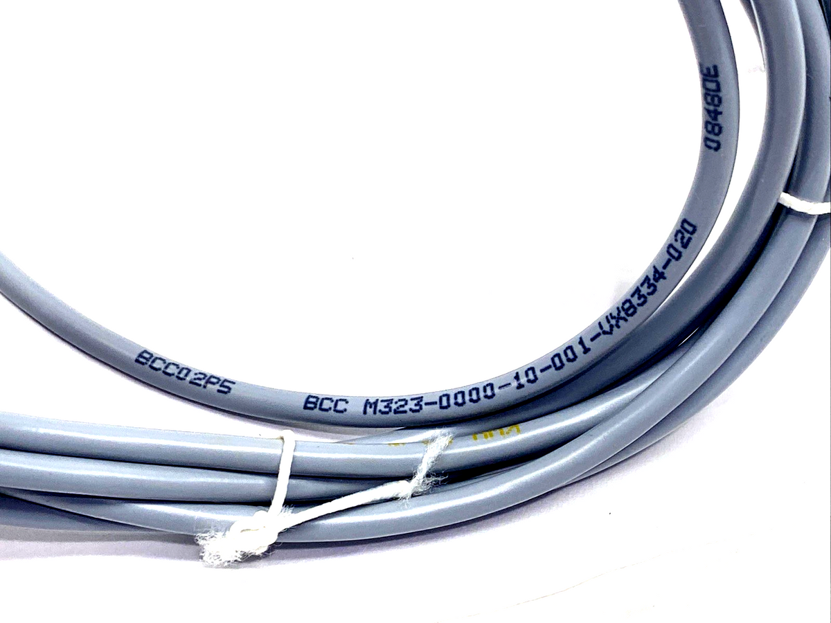BCC02P5 | Balluff Cordset Female M8 Angle 3-Pin 2m BCC M323-0000-10-001-VX8334-020 - New – Open box - Maverick Industrial Sales