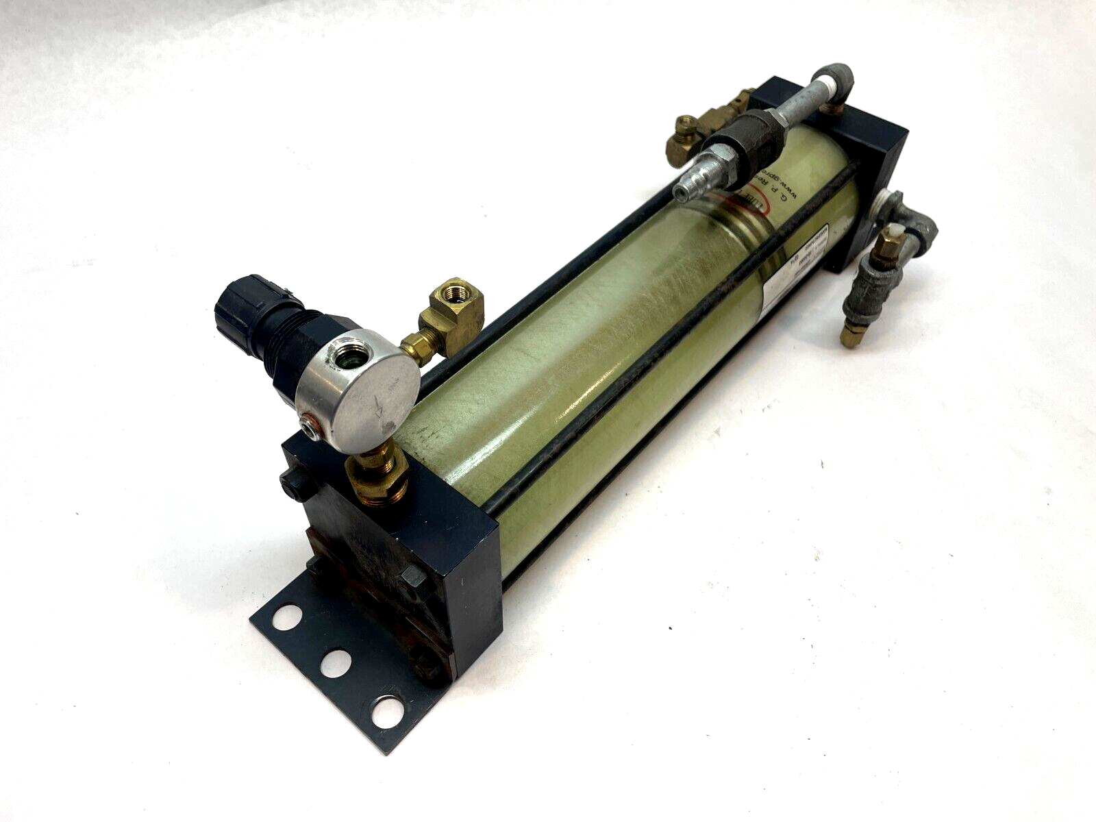 Lube Logic GRRM1460 Pneumatic Grease Dispenser, GP Reeves, 16"L x 3-1/2" DIA - Maverick Industrial Sales