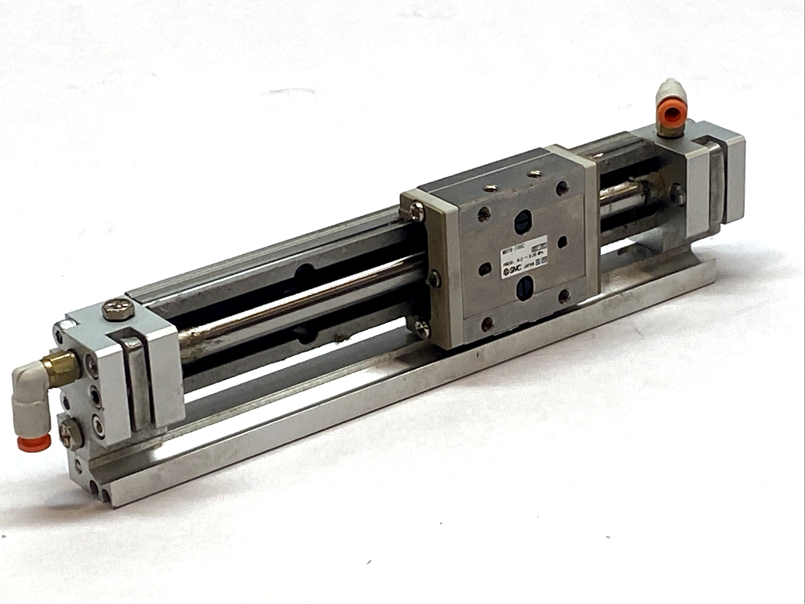 MXY8-100C | SMC Air Slide Table 8mm Bore 100mm Stroke - Used - Maverick Industrial Sales