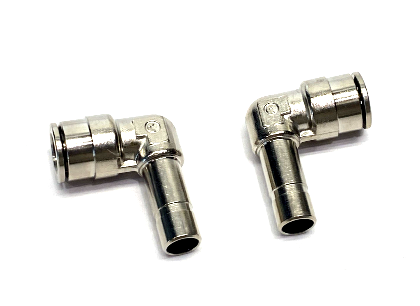 Atlas Copco 0702.0720 Elbow Fitting 10 MIT, 10mm Push Connect 702.0720 LOT OF 2 - Maverick Industrial Sales
