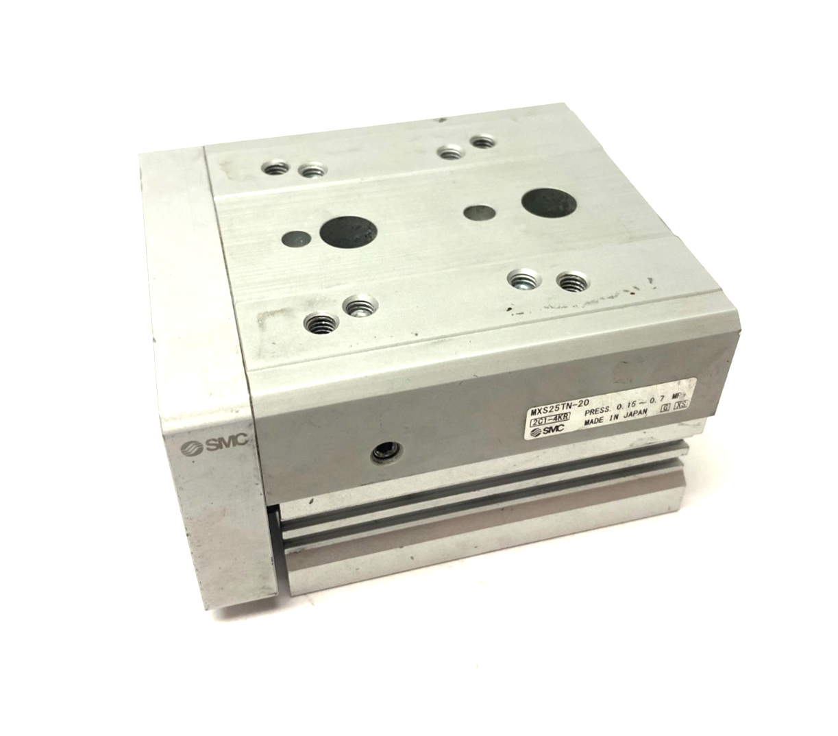 SMC MXS25TN-20 Guided Slide Table Cylinder 25mm Bore, 20mm Stroke - Maverick Industrial Sales