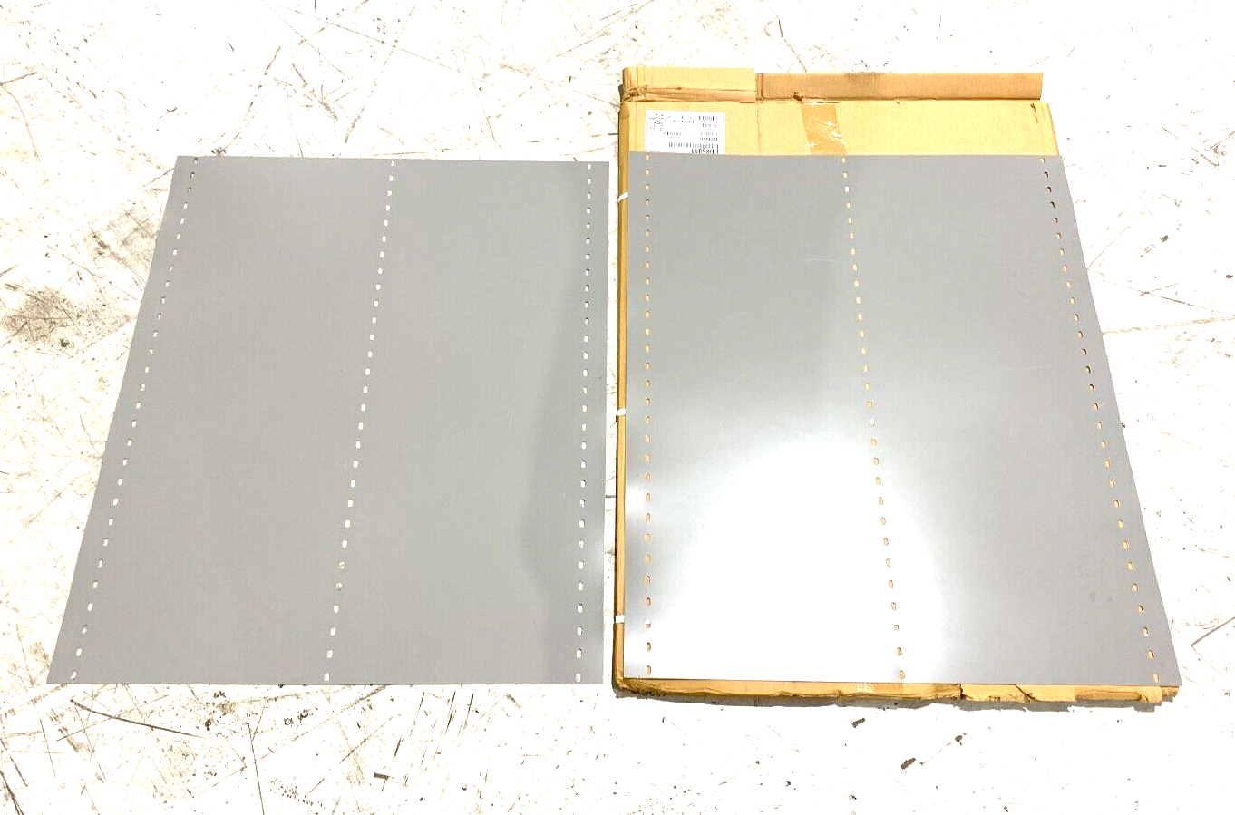 Lyon DD86011 8000 Series Closed Steel Shelving Back Panel 36″ Width x 84″ Height - Maverick Industrial Sales