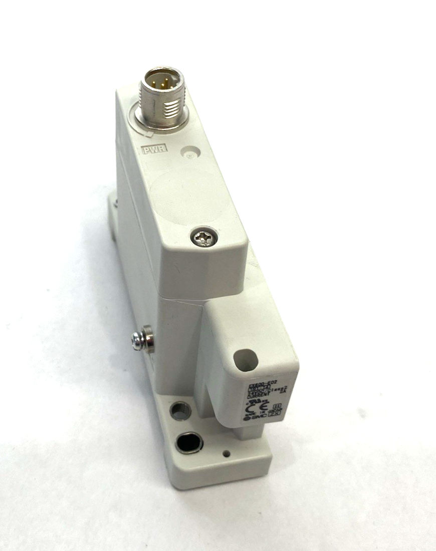 SMC EX600-ED2 Serial Interface End Plate Unit, M12 5-Pin, D-Side - Maverick Industrial Sales