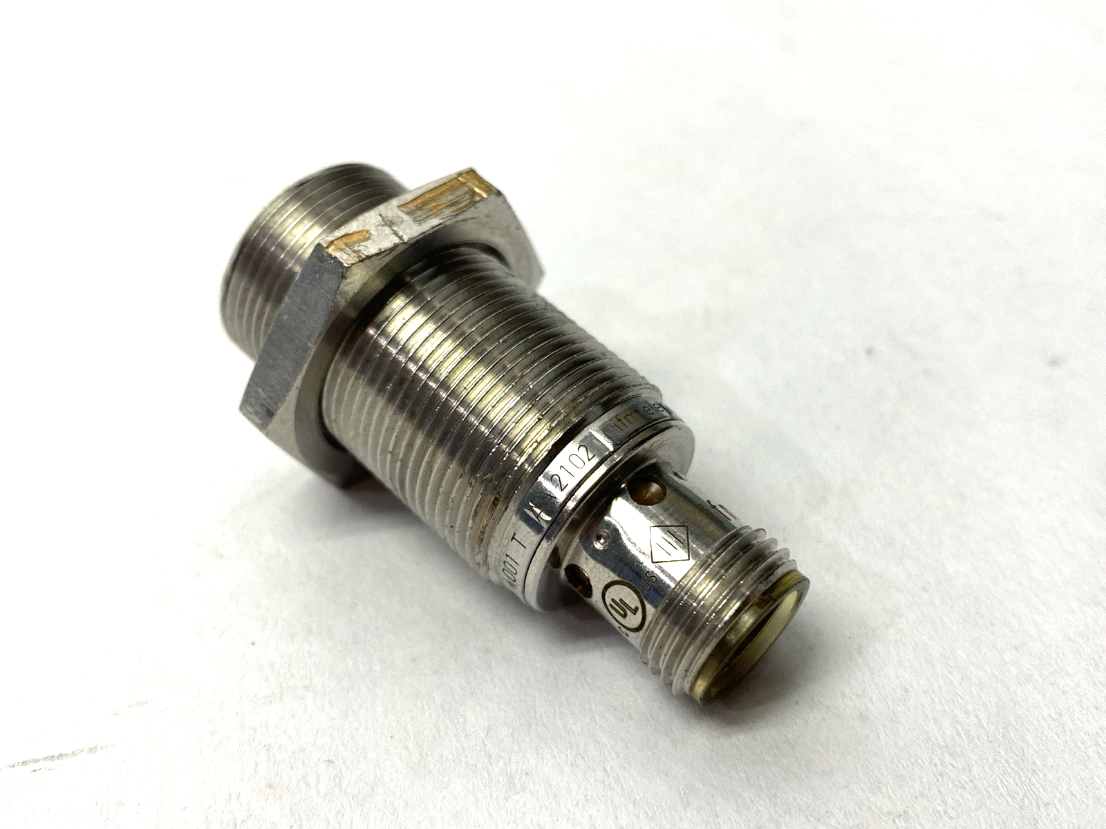 IGS236 | ifm Inductive Proximity Sensor M18 IGB3008BBPKG/US-104 MISSING HEX NUT - Used - Maverick Industrial Sales