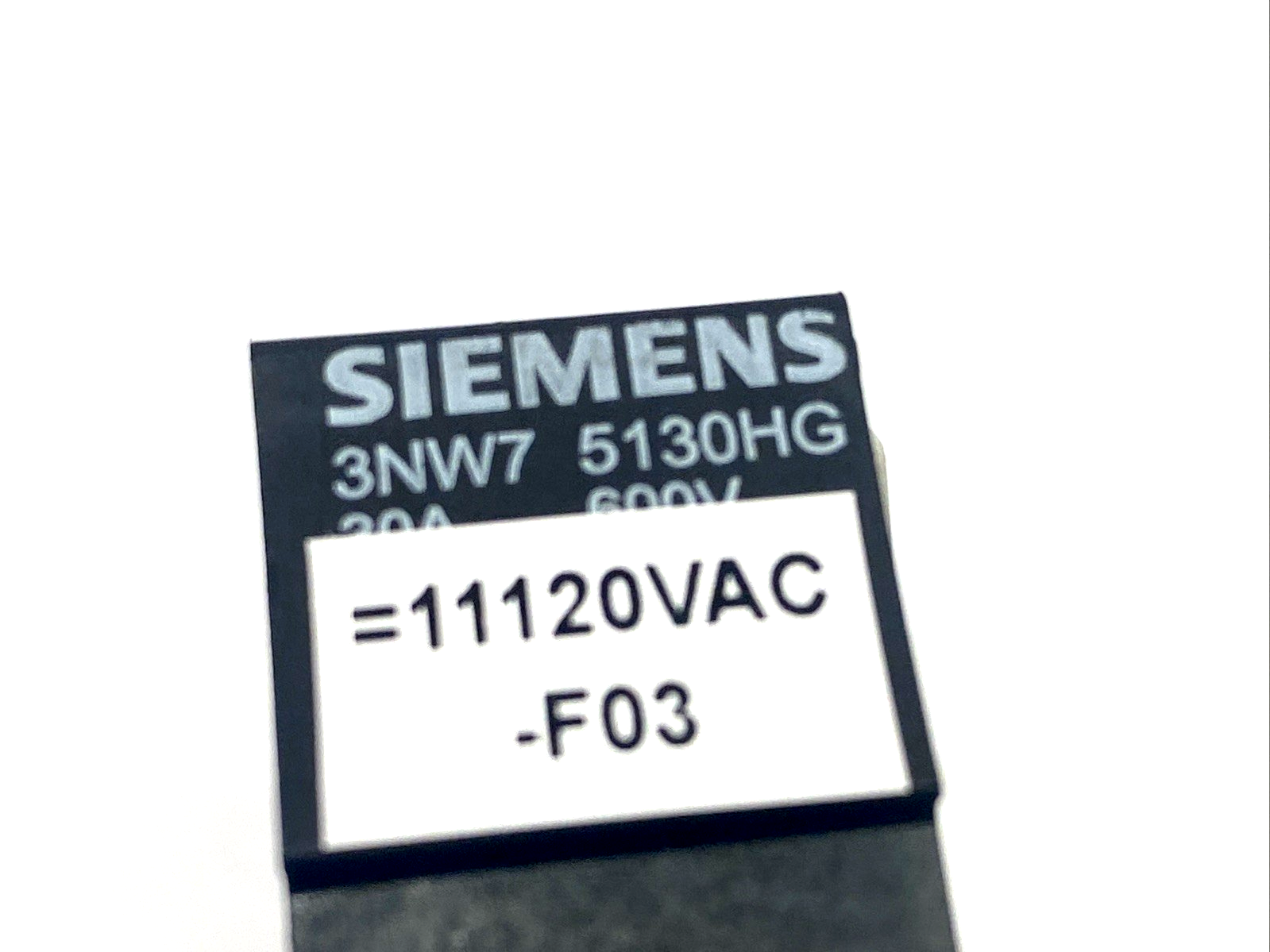 Siemens 3NW75130HG SENTRON Fuse Holder, Class CC, 1-Pole LOT OF 3 - Used - Maverick Industrial Sales