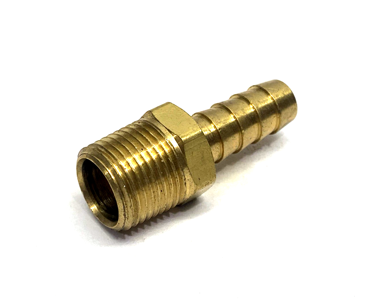 Dixon MC1020606C 3/8" NPTF x 3/8" Hose Barb Brass Fitting LOT OF 4 - Maverick Industrial Sales
