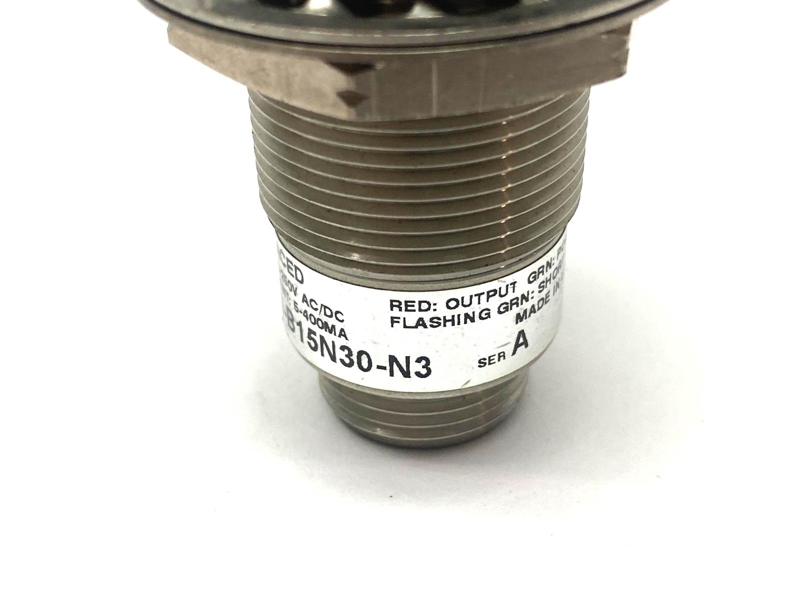 Allen Bradley 871TM-B15N30-N3 Ser. A Metal Face Inductive Proximity Sensor - Maverick Industrial Sales