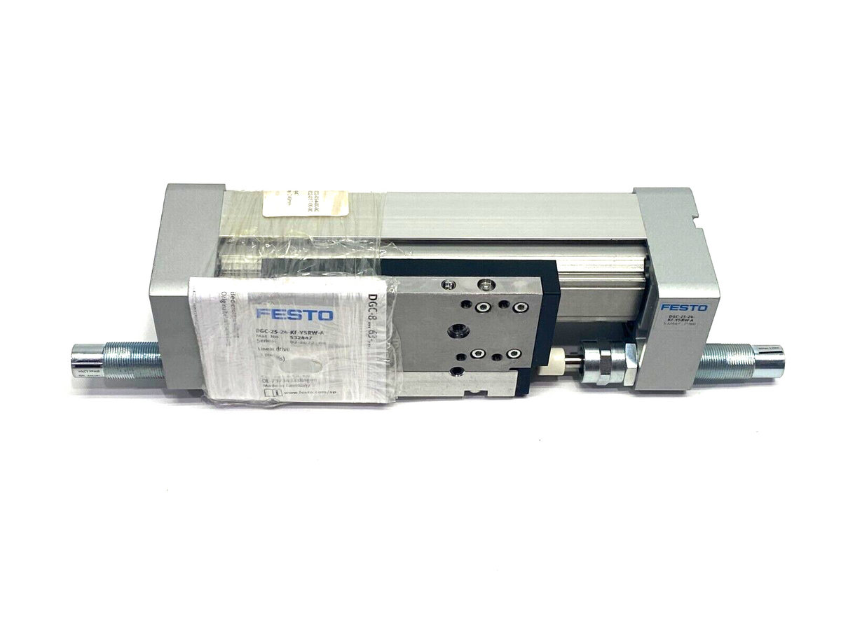 Festo DGC-25-24-KF-YSRW-A Dbl-Acting Linear Actuator Drive 24mm Stroke 532447 - Maverick Industrial Sales