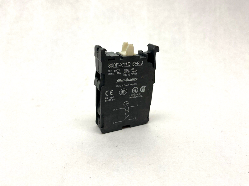 Allen Bradley 800F-X11D Series A Dual Circuit Contact Cartridge 10662468118962 - Maverick Industrial Sales