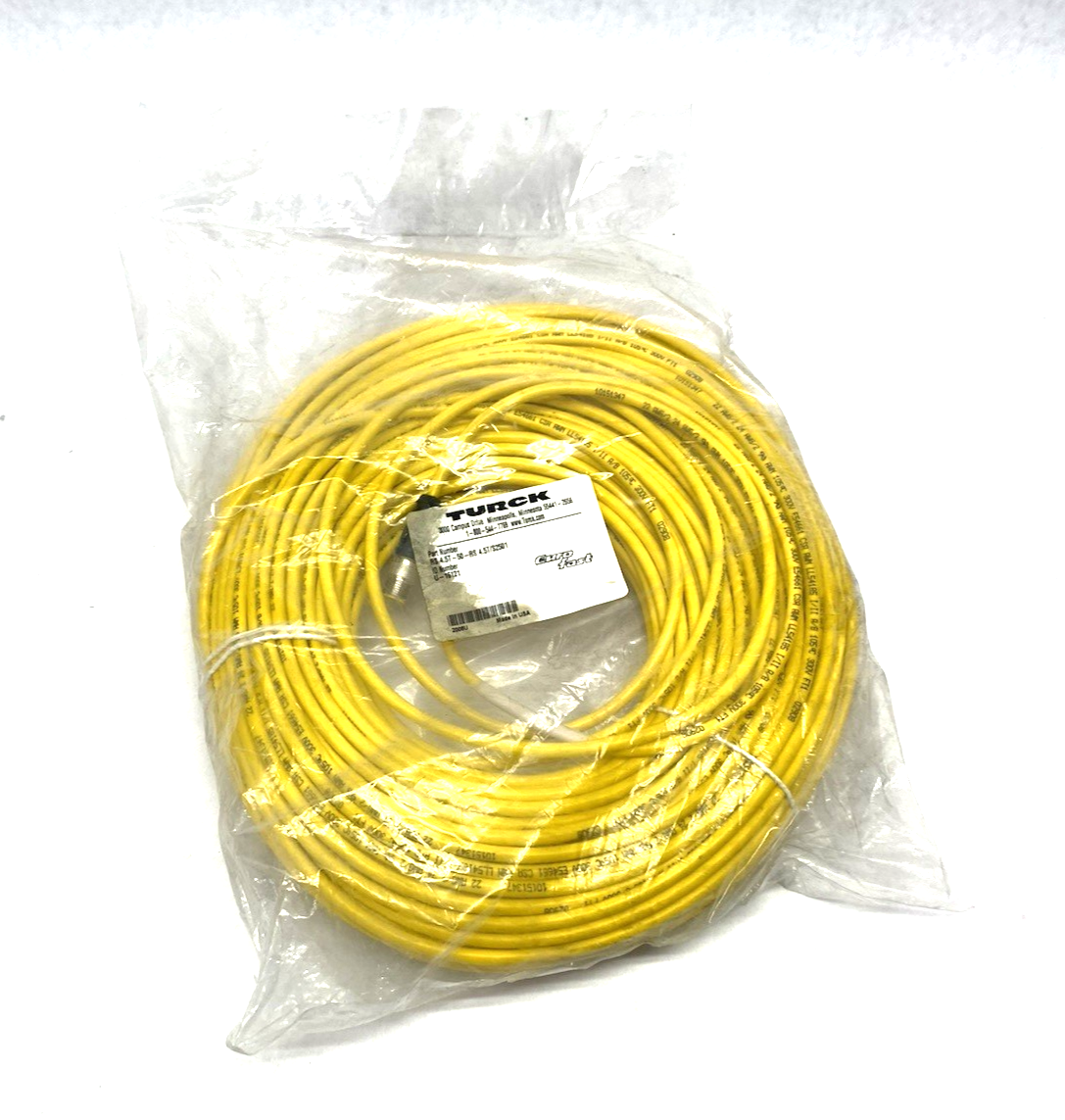 Turck RS 4.5T-50-RS 4.5T/S2501 Eurofast RFID Extension Cable 50m Length U-16121 - Maverick Industrial Sales