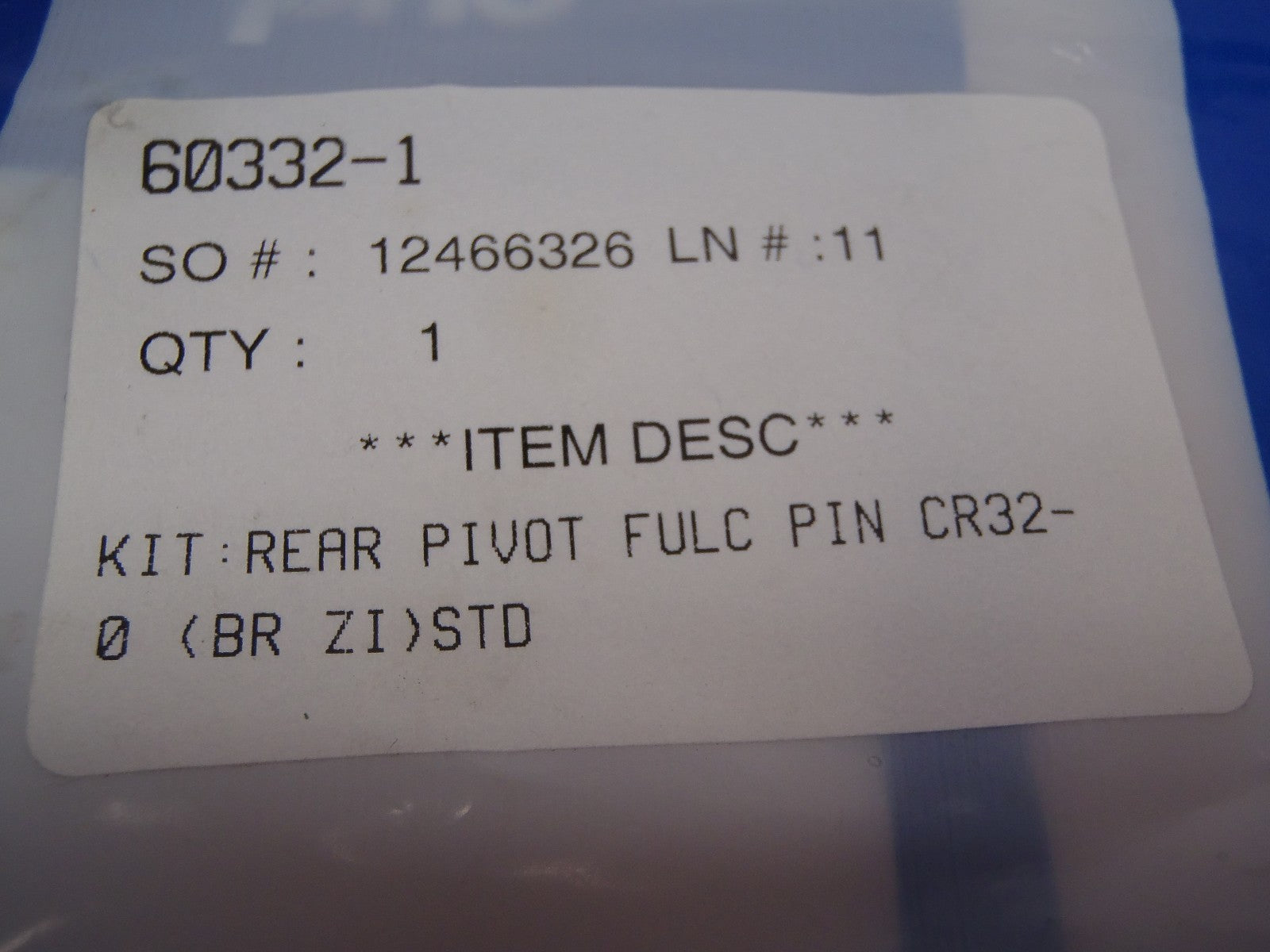 PHD 60332-1 Rear Pivot PIN CR32 - Maverick Industrial Sales
