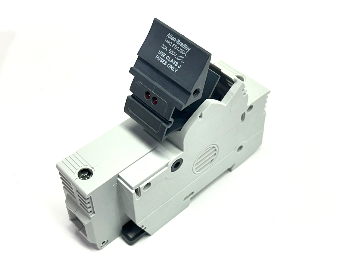 1492-FB1J30-L | Allen Bradley Ser. B Fuse Holder 1-Pole 30A 600V BOX OF 6 - New – Open box - Maverick Industrial Sales