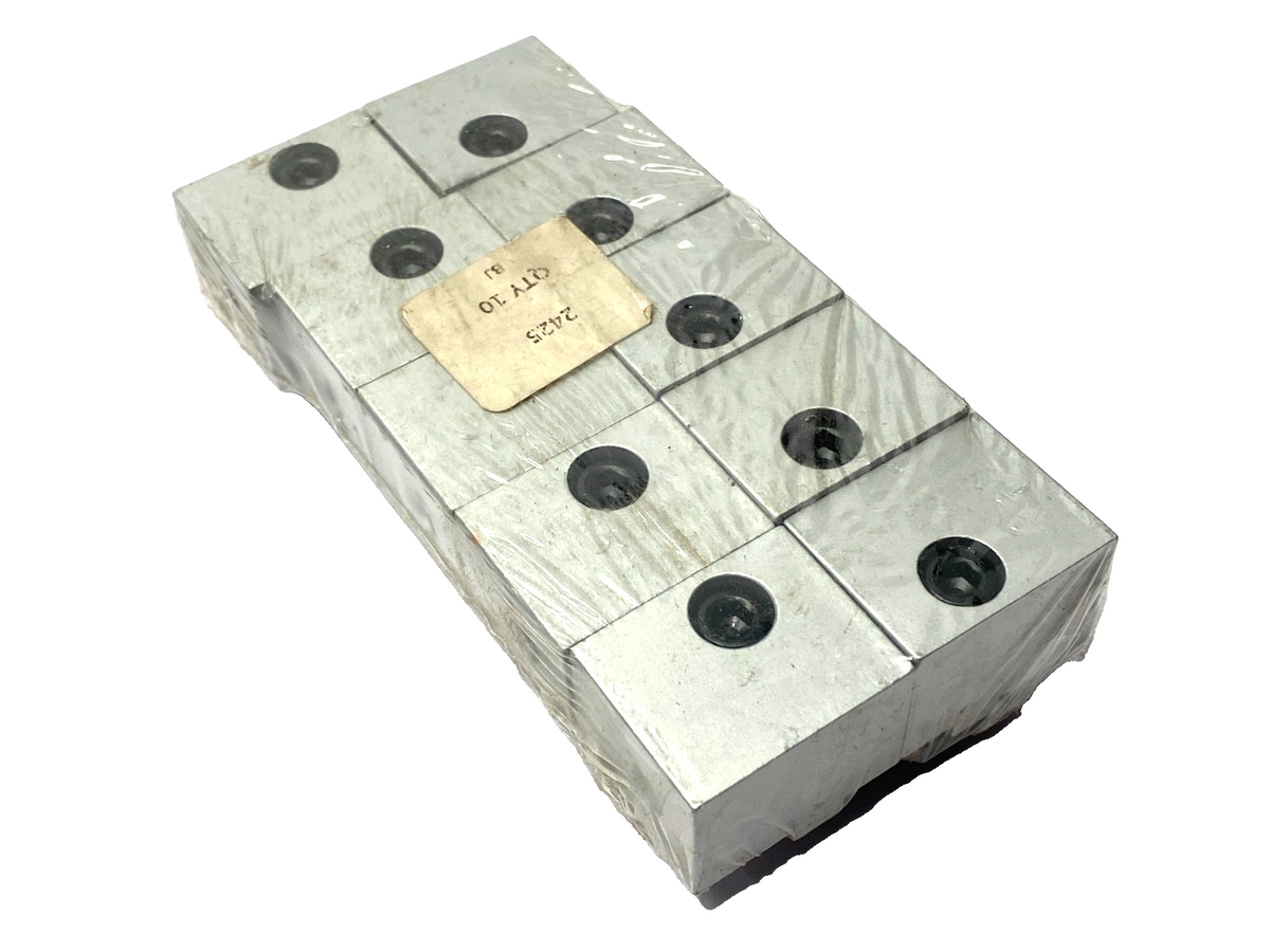 80/20 2425 Aluminum Panel Mount Block for T-Slot, 15 Series, LOT OF 10 - Maverick Industrial Sales
