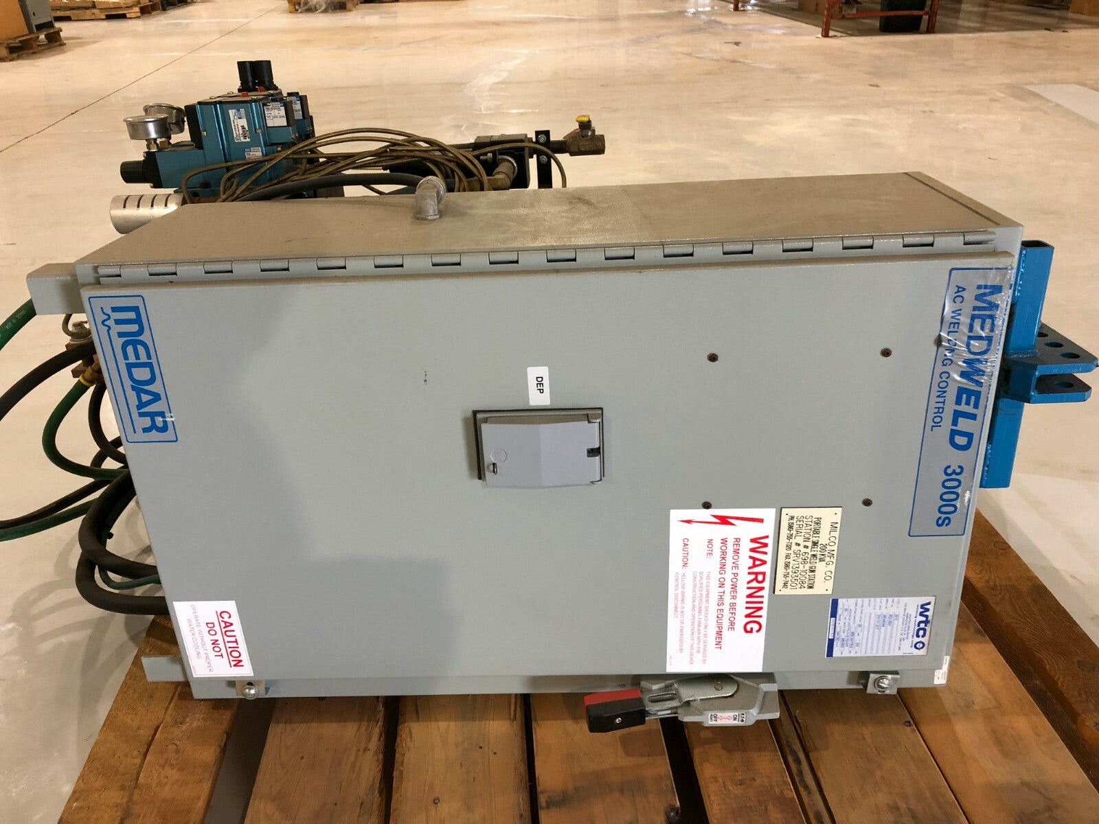 Medar Medweld 3000s AC Welding Control, WTC 3015, RoMan 200 KVA Transformer - Maverick Industrial Sales