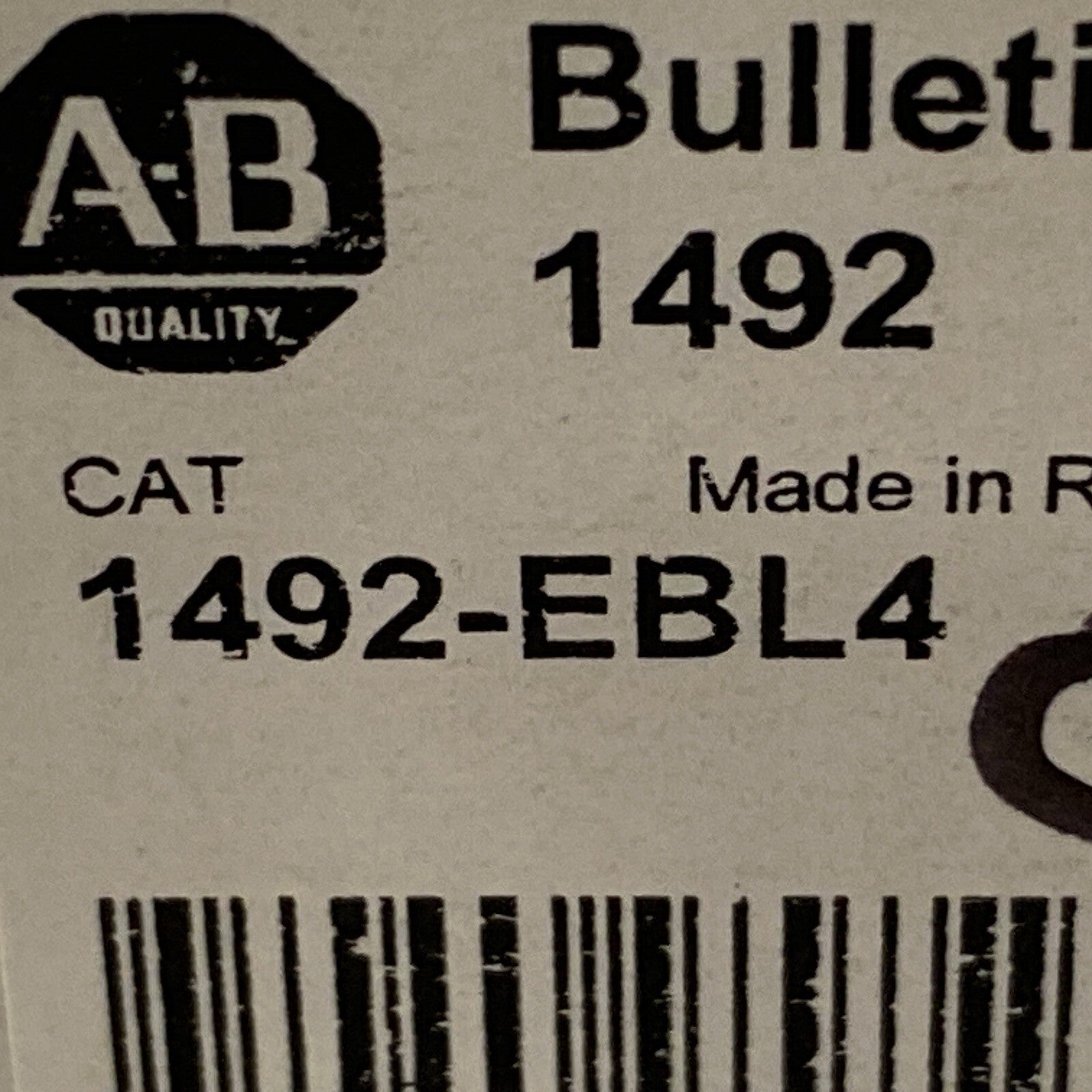 Allen Bradley 1492-EBL4 Ser A End Barrier Gray PKG OF 65 - Maverick Industrial Sales