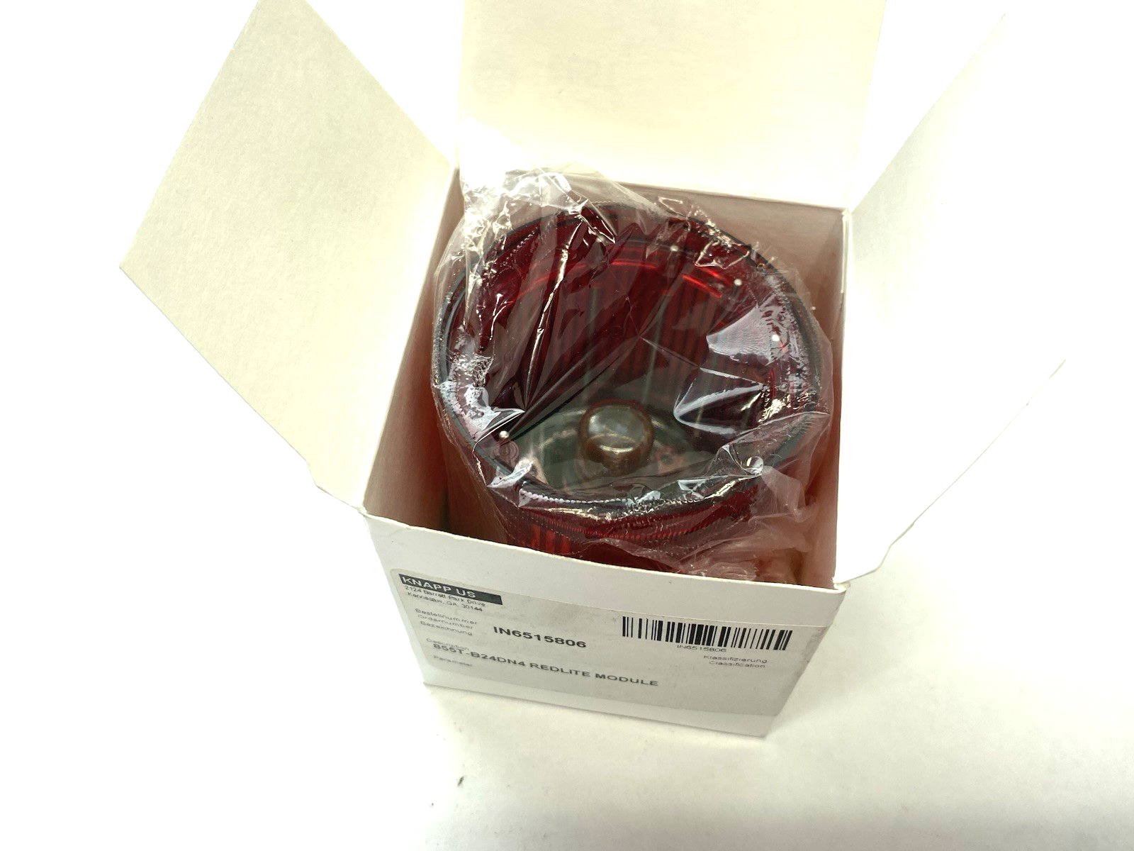 Allen Bradley 855T-B24DN4 Ser. B Steady Red Incandescent Stack Light 70mm 24V - Maverick Industrial Sales