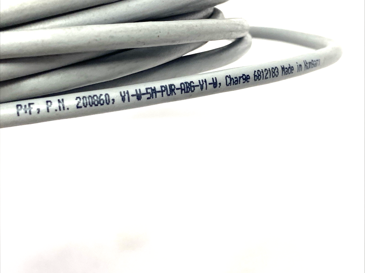 Pepperl+Fuchs V1-W-5M-PUR-ABG-V1-W Cable M12 Angle 4-Pin M-F Angle 200860 5m - Maverick Industrial Sales