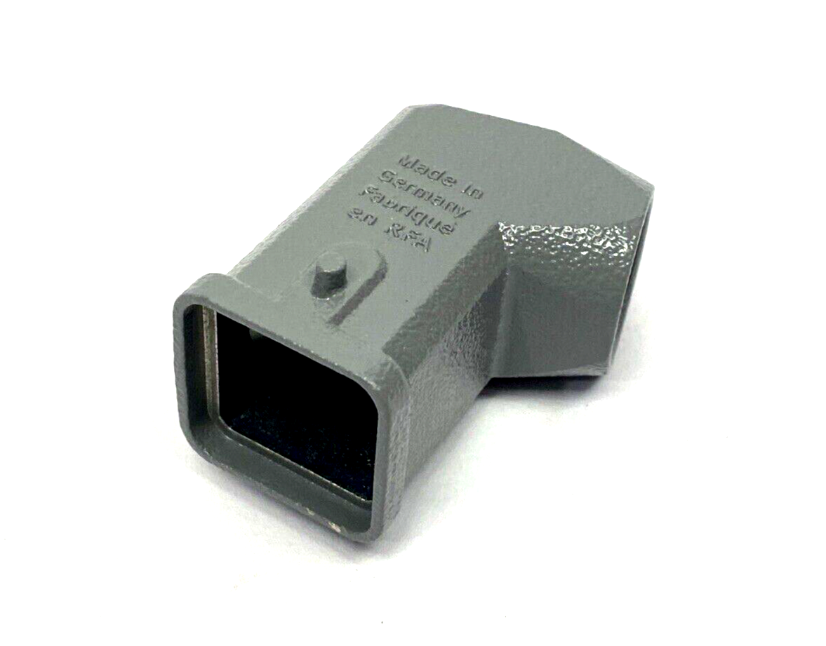 19200031640,Han 3A-GW-M20 | Harting 19200031640 Han 3A-GW-M20 Connector Hood Angled Entry 2 Peg LOT OF 2 - New - Maverick Industrial Sales