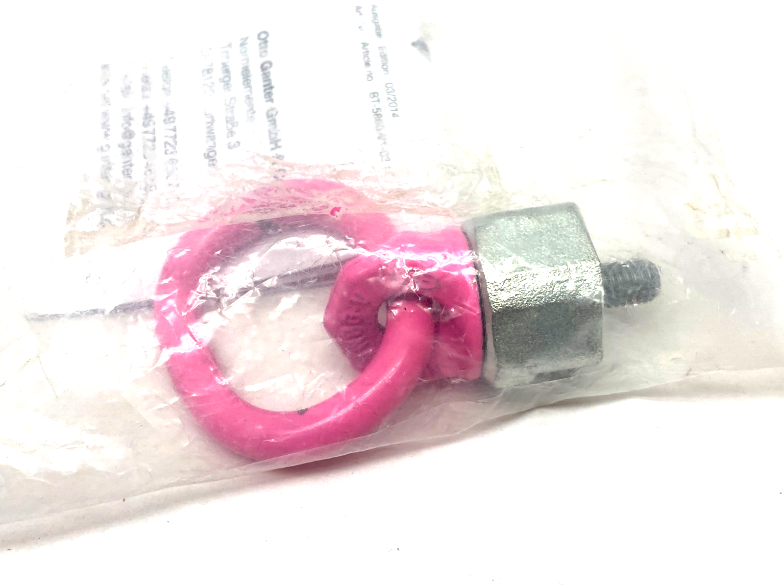 Otto Ganter BT-5860-V1-03.14 Load Ring Pink GN 5860 - Maverick Industrial Sales