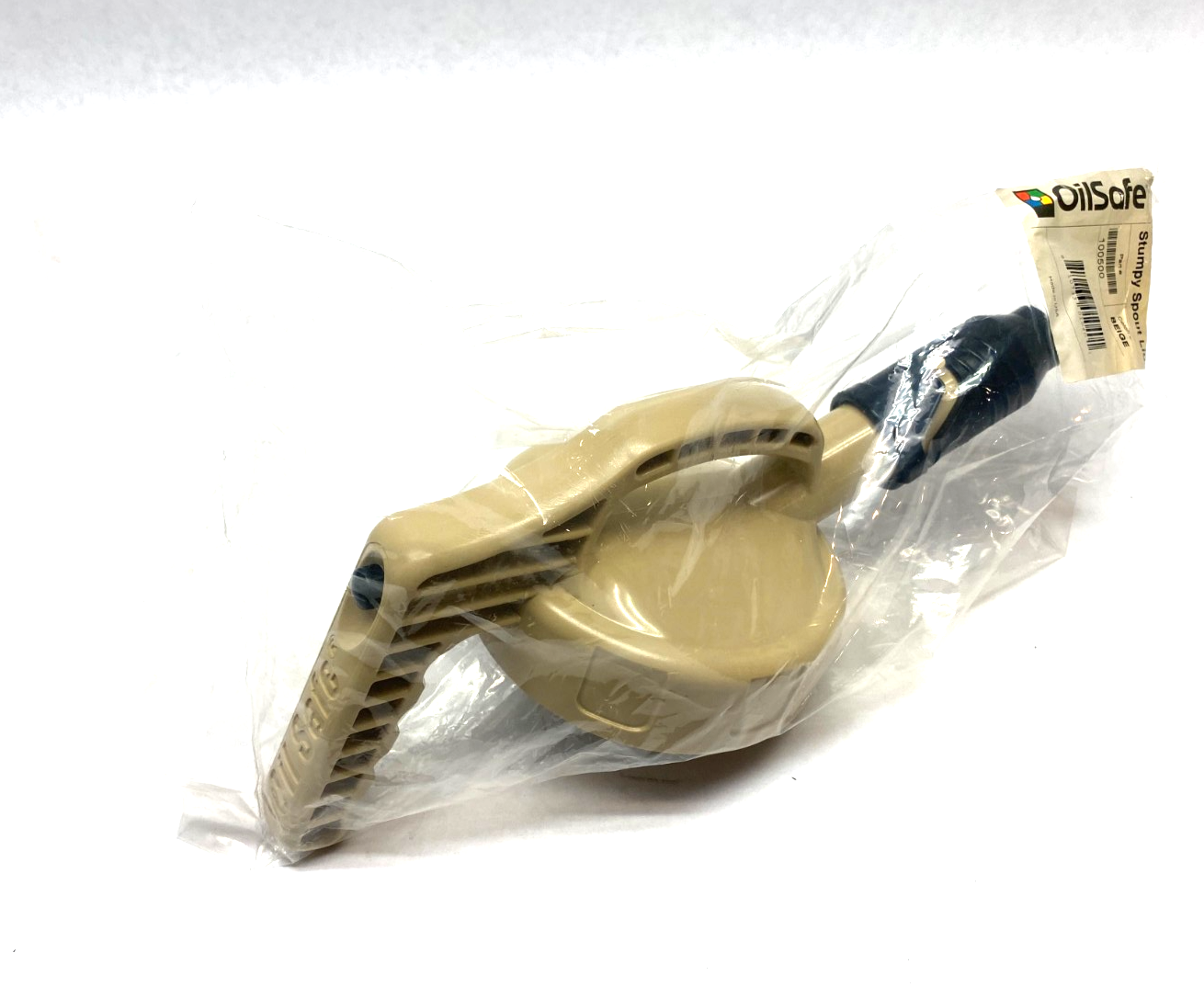 100500 | Oilsafe Wide Stumpy Spout Lid, Beige - New - Maverick Industrial Sales