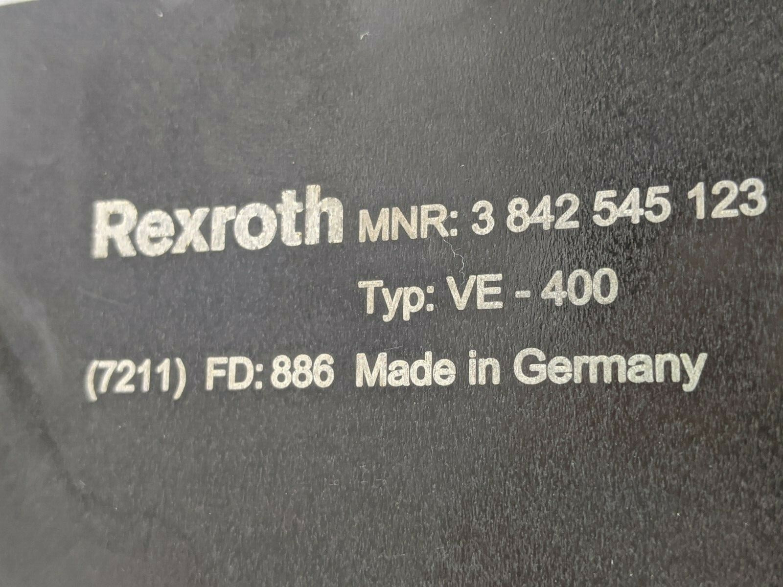 Bosch Rexroth 3842545123 Separator Typ: VE-400 - Maverick Industrial Sales