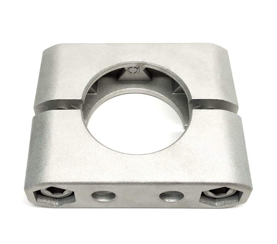 INOCON CM-B50-2-8 Multi-Piece Aluminum Clamping Tube Support 50mm Bore Diameter - Maverick Industrial Sales