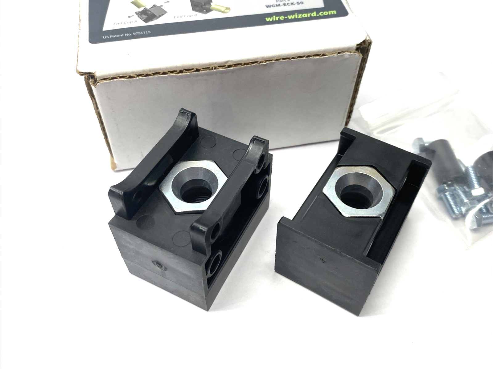 WGM-ECK-50 | Wire Wizard Guide Module End Cap Kit, Male & Female - New – Open box - Maverick Industrial Sales