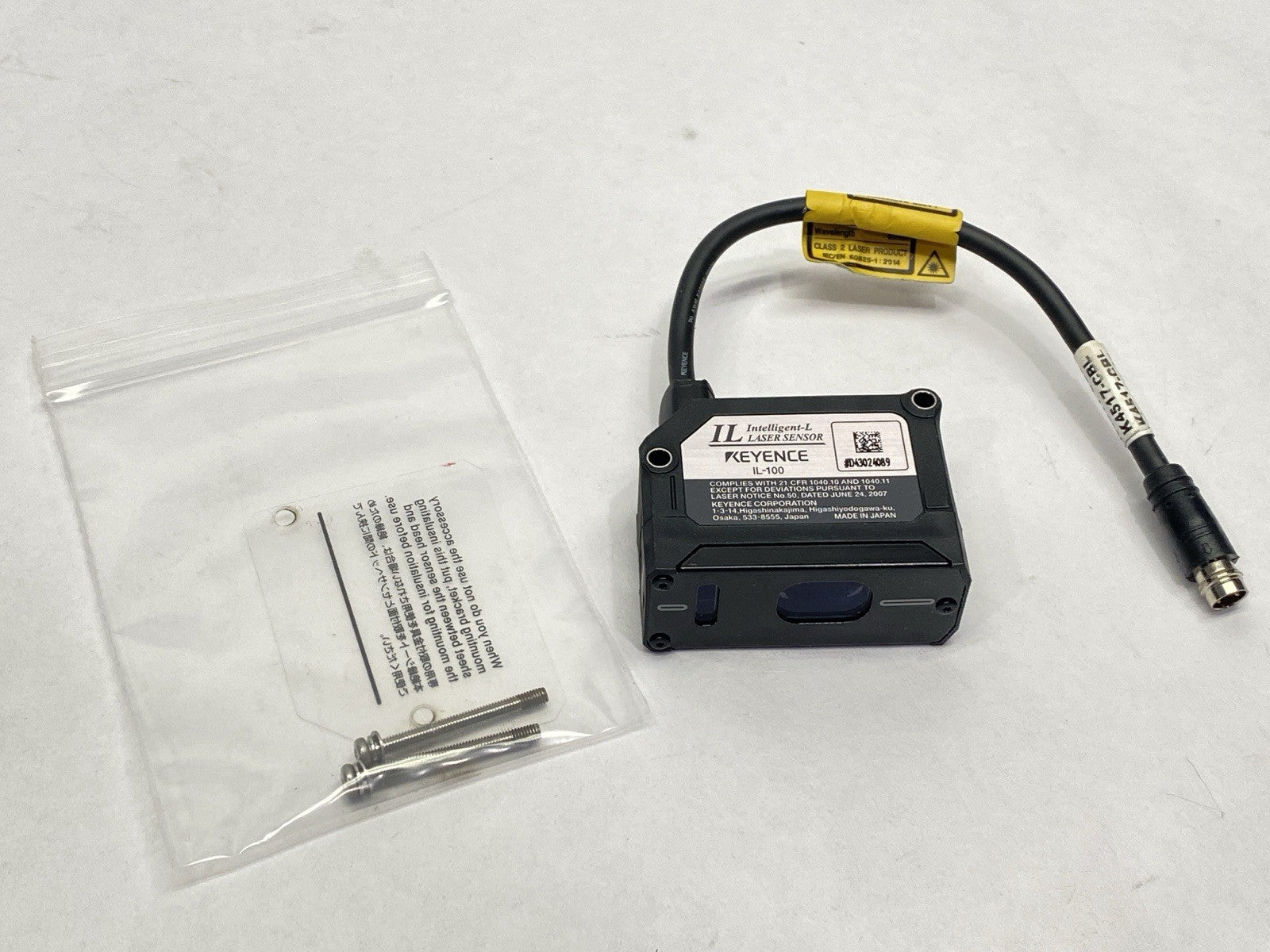IL-100 | Keyence CMOS Multi-Function Analog Laser Sensor Head - Used - Maverick Industrial Sales