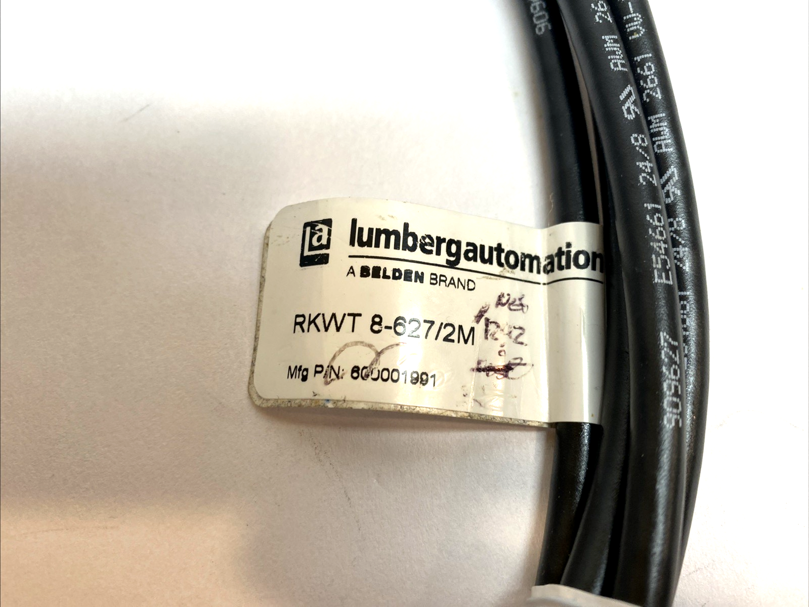 Lumberg Automation RST8RKWT86272M 8‑Pole Cordset 600002001 - Maverick Industrial Sales