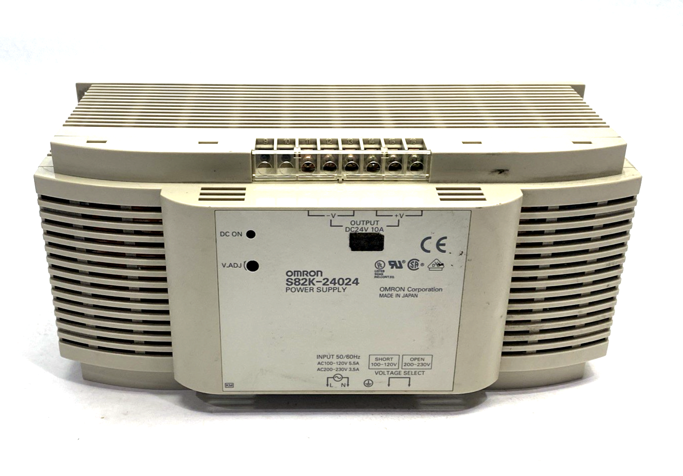 Omron S82K-24024 Power Supply 24VDC 10A - Maverick Industrial Sales