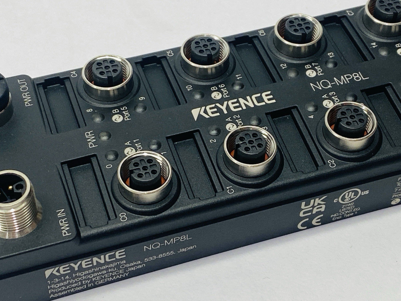 Keyence NQ-MP8L 8-Port Multi-Protocol Compatible IO-Link Master Module - Maverick Industrial Sales