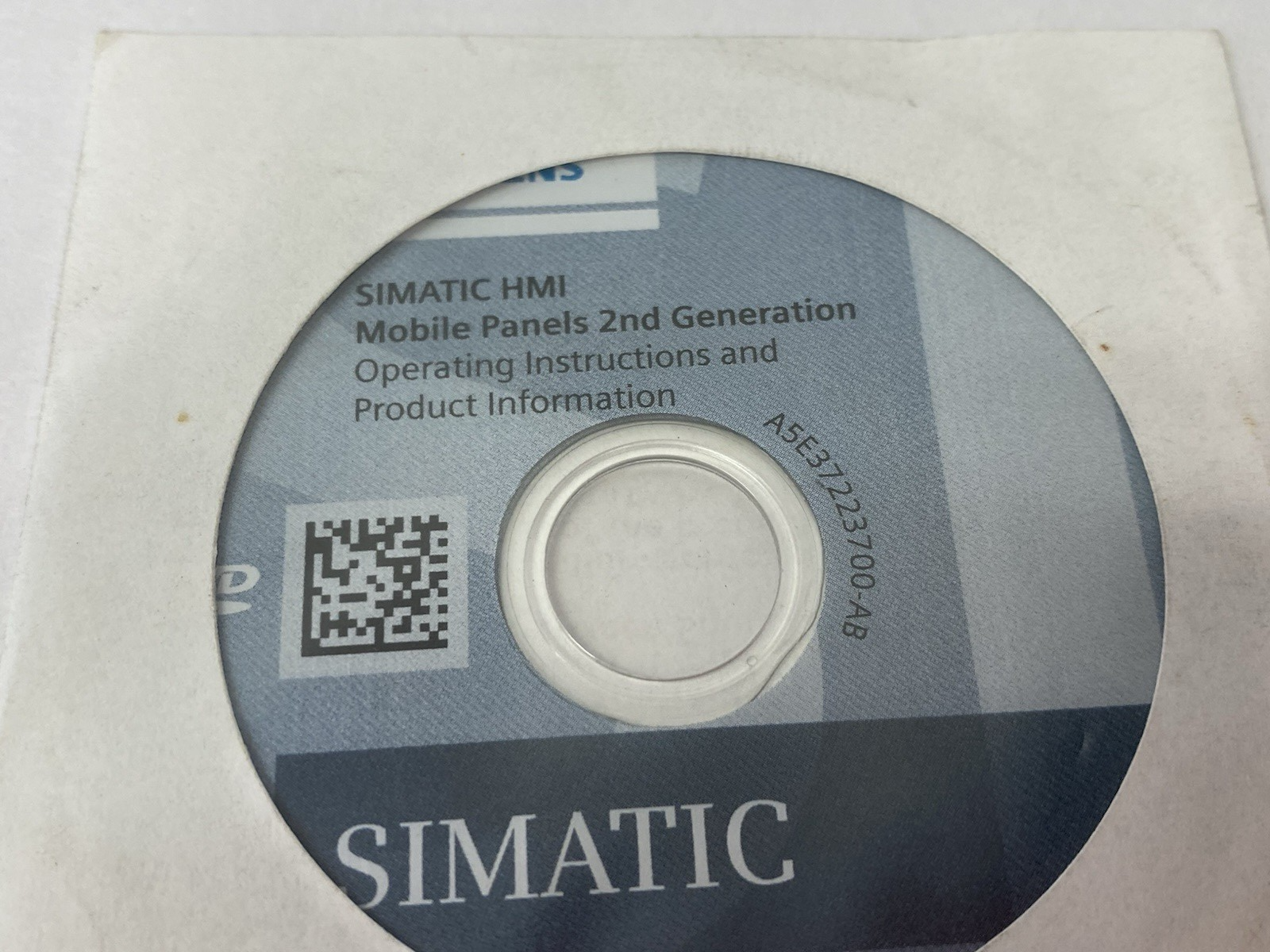 SIMATIC HMI | Siemens Mobile Panel 2nd Gen Operating Instructions CD Disk - New - Maverick Industrial Sales