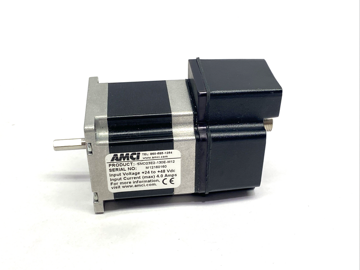 Advanced Micro Controls AMCI SMD23E2-130E-M12 Ethernet Integrated Stepper Motor - Maverick Industrial Sales