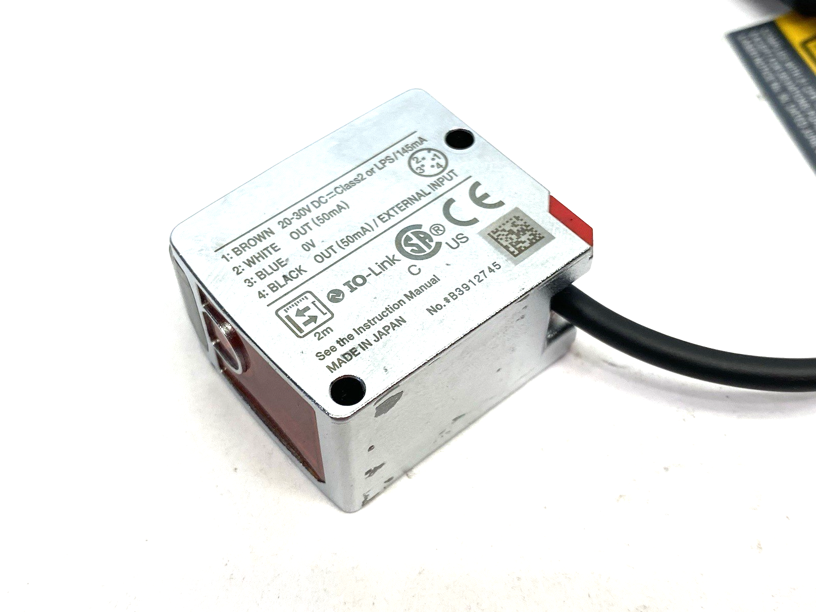 LR-TB2000C | Keyence All-Purpose Class 2 Laser Sensor, Detection Distance 2 m - Used - Maverick Industrial Sales