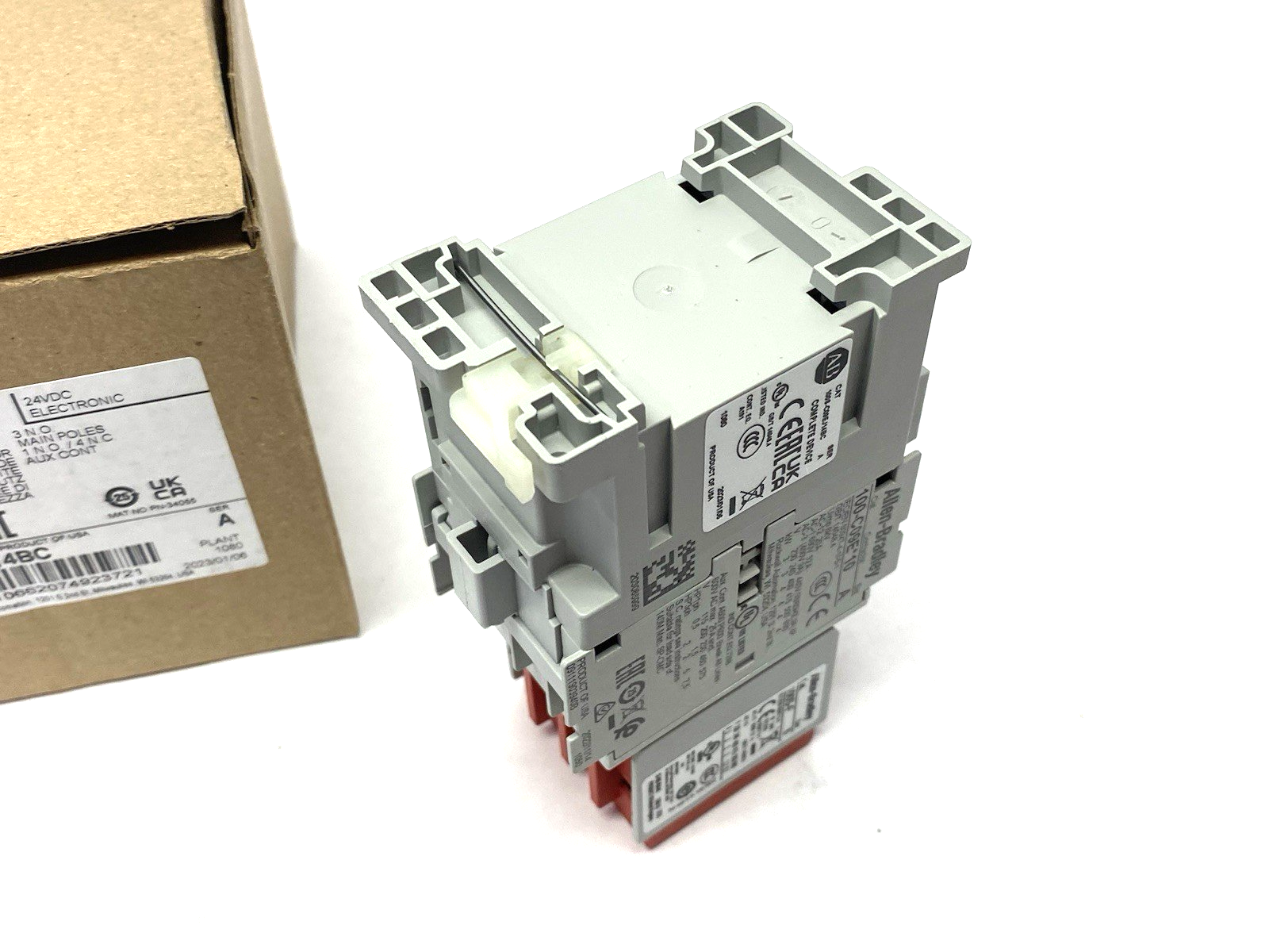Allen Bradley 100S-C09EJ14BC Ser. A Guardmaster Safety Contactor 3 NO Main - Maverick Industrial Sales