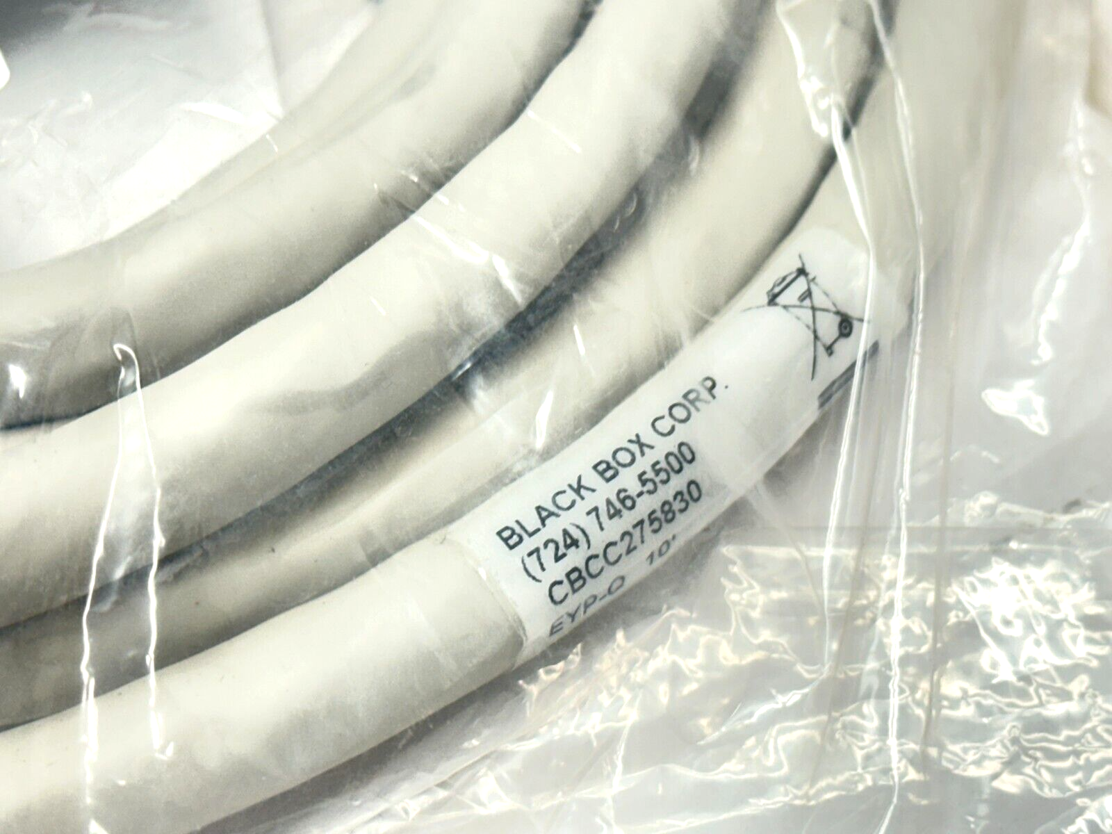 Black Box CBCC275830 EYP-Q 10ft Cable 37 Pin to Flying Leads - Maverick Industrial Sales