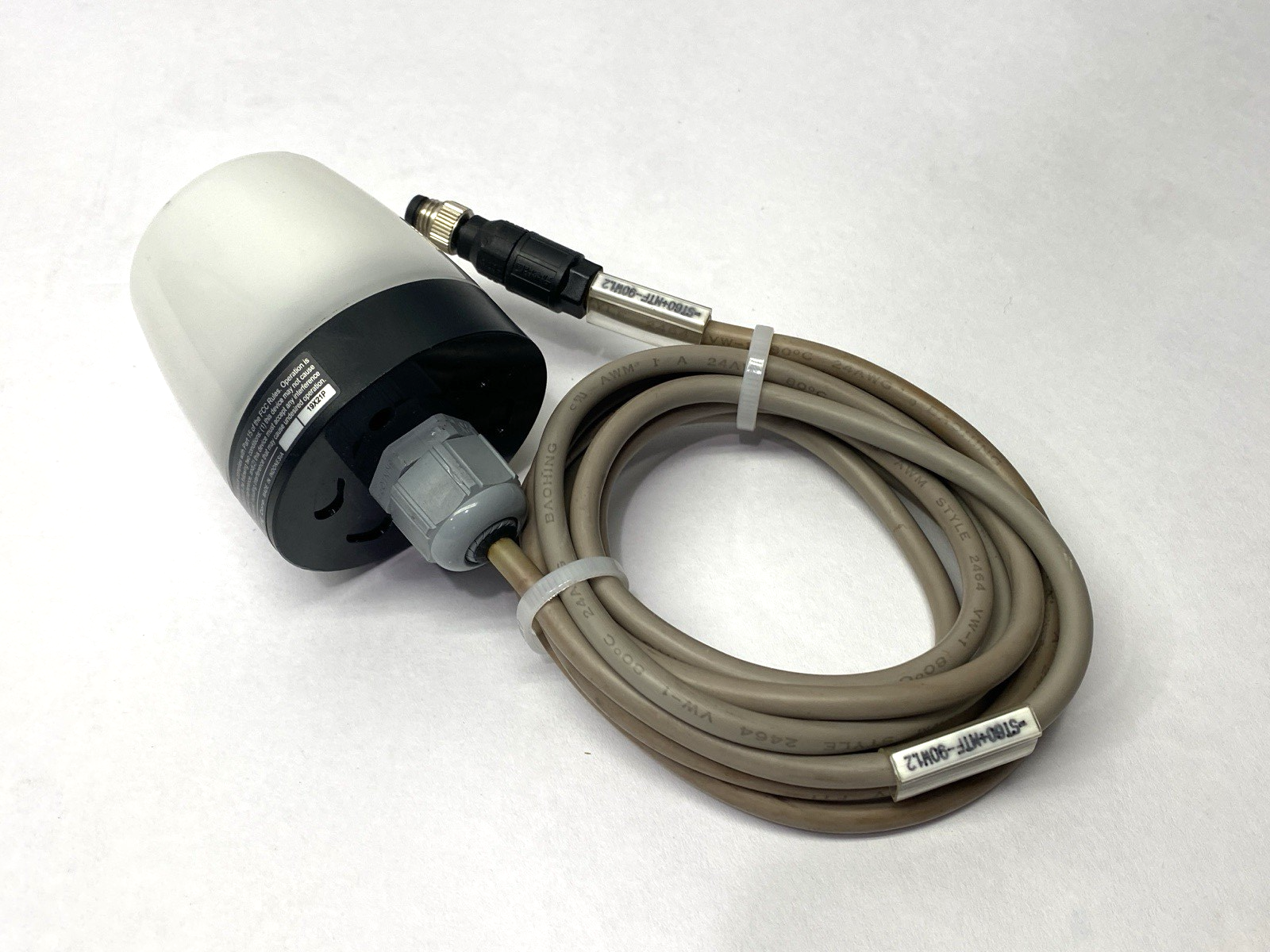 Patlite NE-M1ANN-M Beacon 2m Cable 56mm 12-24VDC - Maverick Industrial Sales