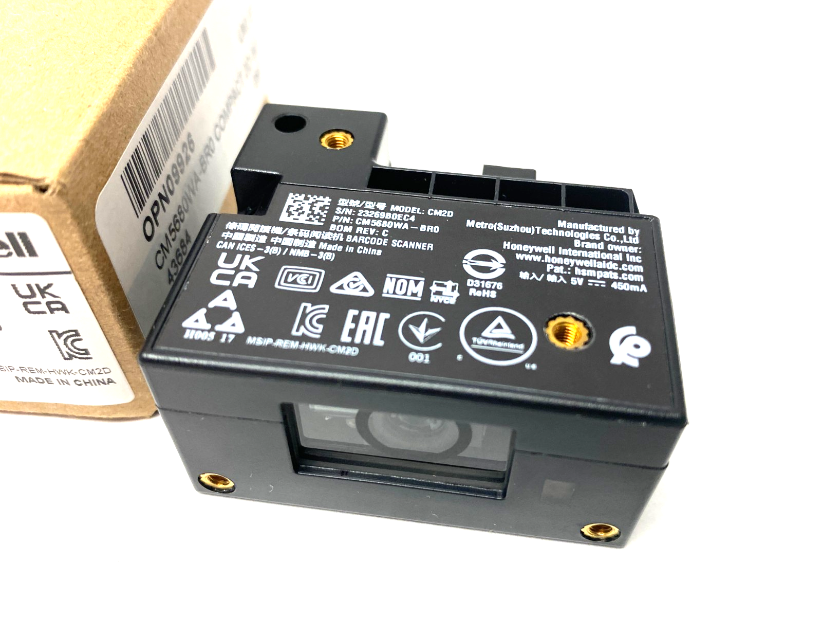 Honeywell CM5680WA-BR0 Compact Wide Angle 2D Imager Module NO MANUAL - Maverick Industrial Sales