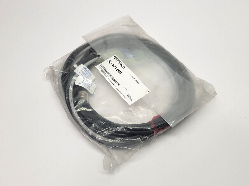 Keyence SL-VPT5PM Main Unit Connection Cables For SL-T11R Light Curtain 5m PNP - Maverick Industrial Sales