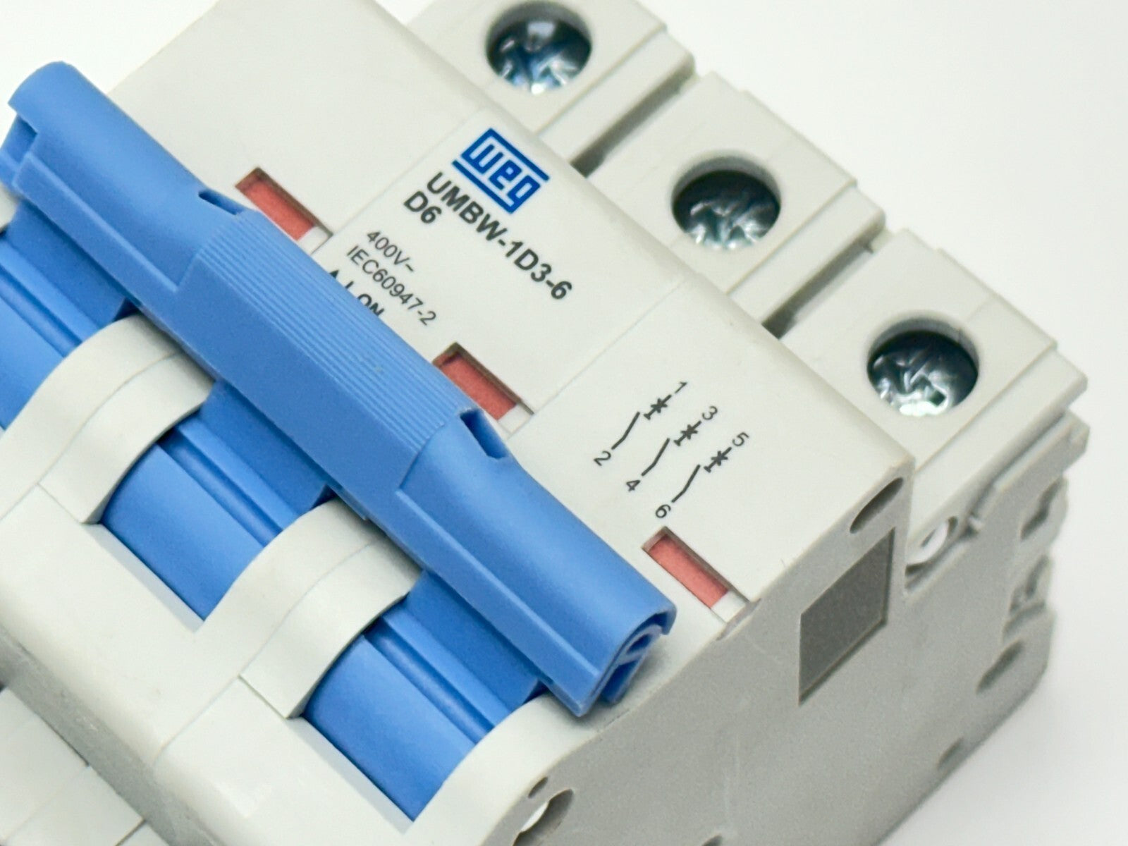WEG UMBW-1D3-6 D6 Circuit Breaker 7.5kA 480VAC D6R/3H1 - Maverick Industrial Sales