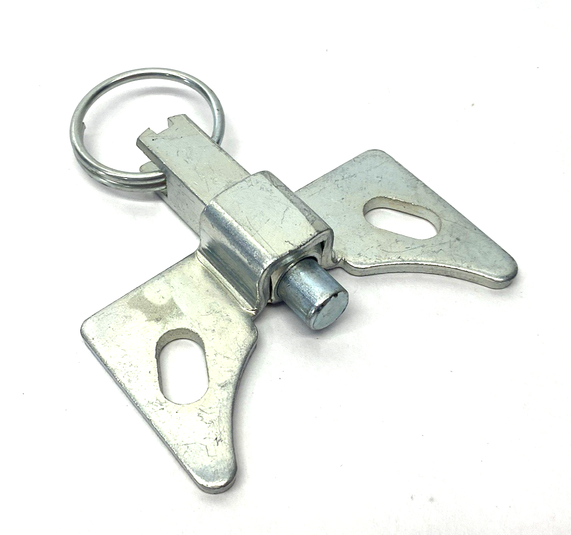 Directional Caster Wheel Locking Bracket, Pin Operated - Maverick Industrial Sales
