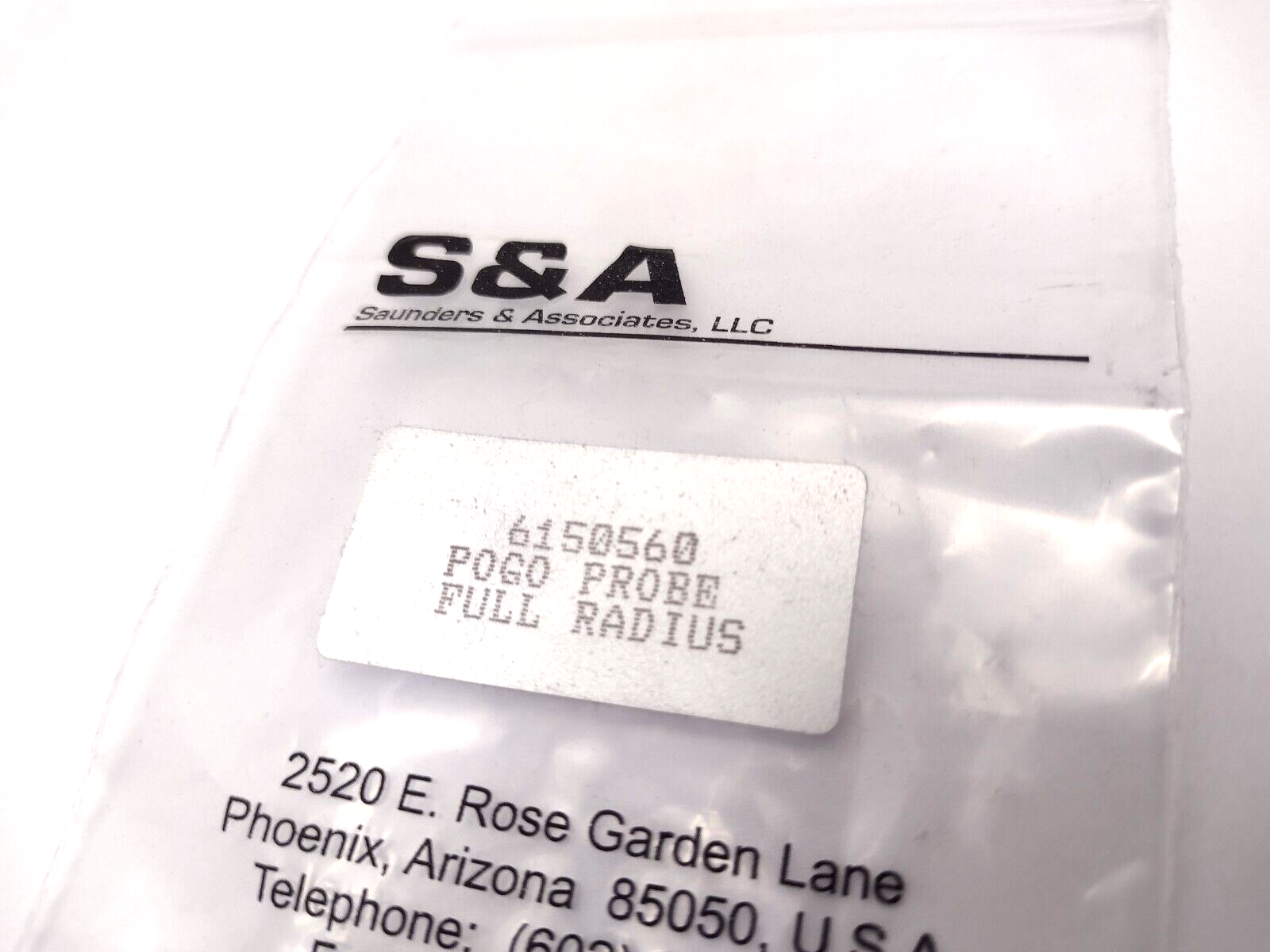 Saunders and Associates 6150560 POGO Probe Full Radius - Maverick Industrial Sales