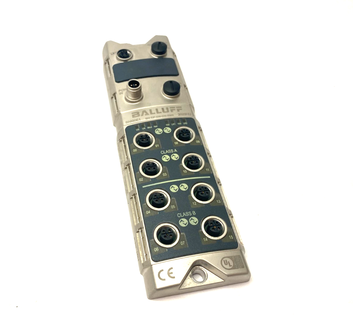 Balluff BNI00E1 Silver Line Network Block Module BNI EIP-538-005-Z063 - Maverick Industrial Sales