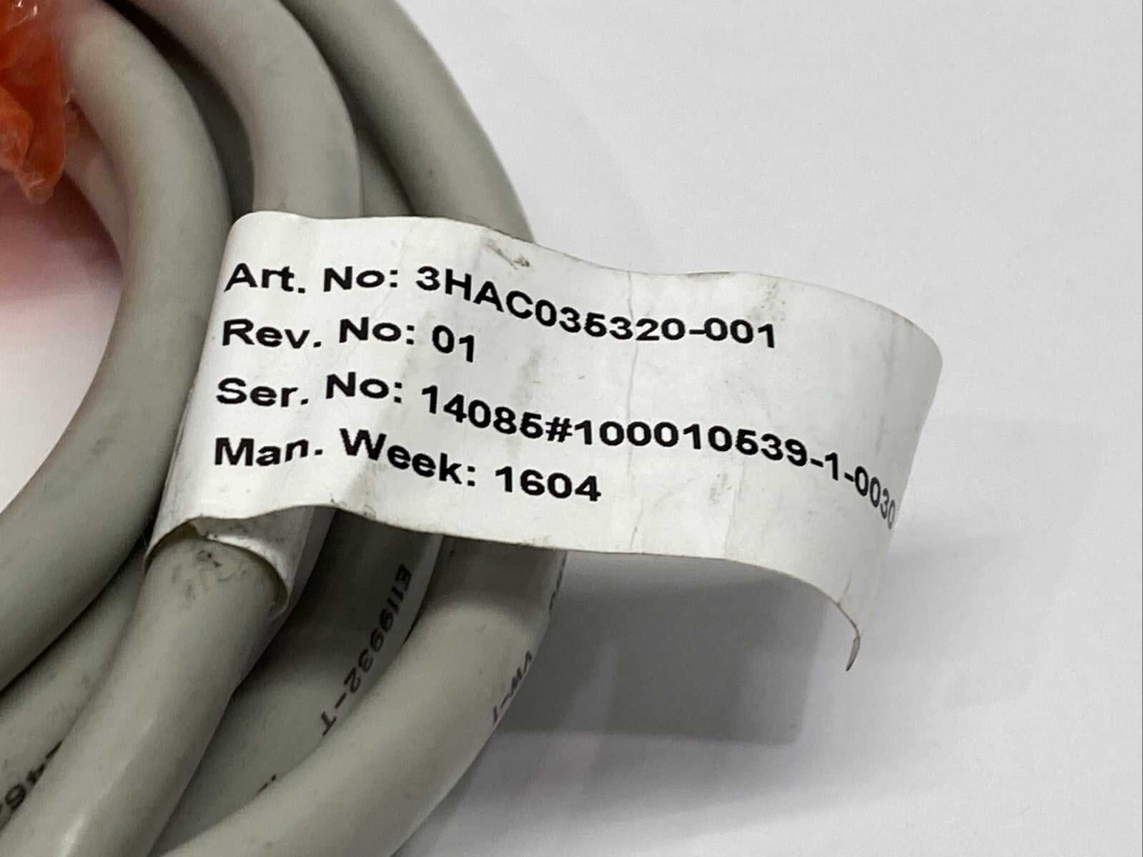 ABB 3HAC035320-001 Robot Control Cable 3M Length - Maverick Industrial Sales