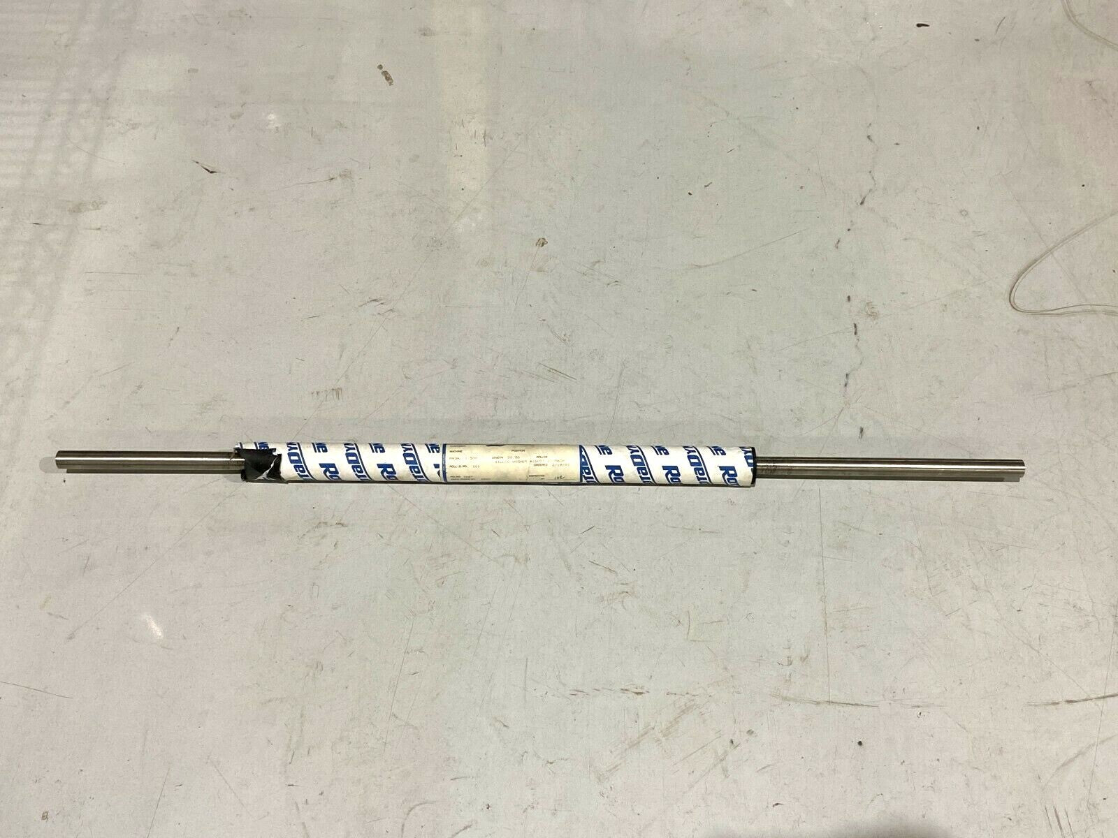 RotaDyne 26057 Rubber Roller 1.5" Dia x 20.5" Length x 38-3/4" OAL 3/4" Rod Dia - Maverick Industrial Sales